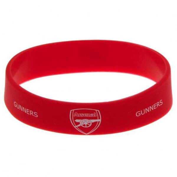 Arsenal Rubber Crest Single Wristband