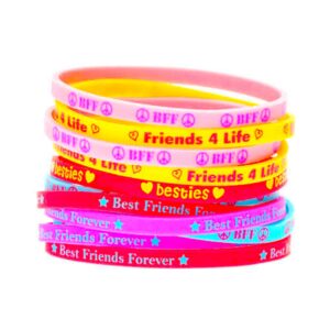 Printed Multicolour Glow in The Dark Radium Friendship Band for Girls and Boys Friendship Belt for Friends Free Size
