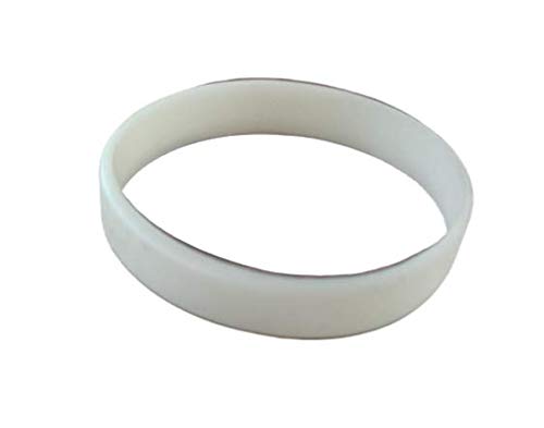 YS Wristband for Men and Women - White - Radium (Glow in Dark) (Pack of 10)