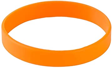 orange rubber wristbands